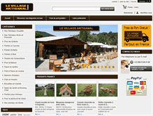 Tablet Screenshot of levillageartisanal.com